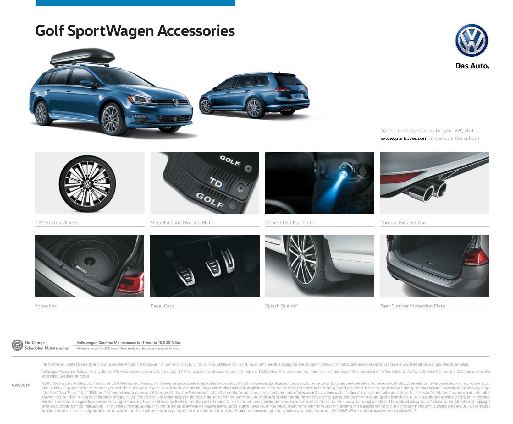 2015 VW Golf SportWagen Brochure Page 6